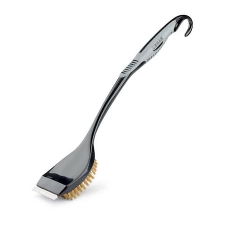 Libman Libman Long Handle Grill Brush, Brass, 19", Black - 529